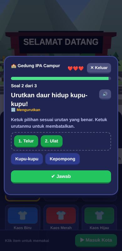 Soal mengurutkan